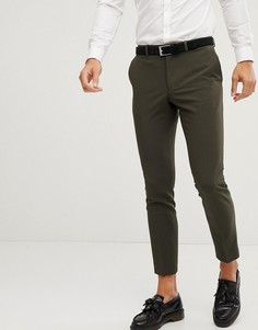 Зеленые брюки скинни Burton Menswear - Зеленый