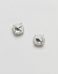 Серебристые серьги-гвоздики River Island - Серебряный