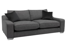 Двухместный диван monumini (icon designe) серый 200x83x90 см.