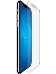 Аксессуар Защитное стекло DF Full Screen для APPLE iPhone X / iPhone XS iColor-14 White