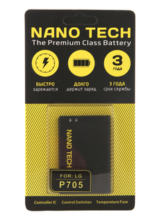 Аккумулятор Nano Tech (Аналог BL-44JH) 1500mAh для LG P705 Optimus L7