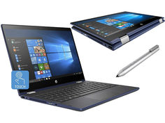 Ноутбук HP Pavilion x360 14-cd0005ur Blue 4HA99EA (Intel Core i3-8130U 2.2 GHz/4096Mb/1000Gb/nVidia GeForce MX130 2048Mb/Wi-Fi/Bluetooth/Cam/14.0/1920x1080/Windows 10 Home 64-bit)