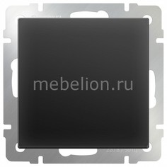 Выключатель перекрестной одноклавишный без рамки Черный матовый WL08-SW-1G-C Werkel