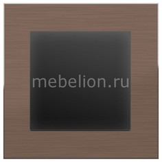 Выключатель перекрестной одноклавишный без рамки Aluminium (Черный матовый) WL08-SW-1G-2W+WL08-SW-1G-C Werkel