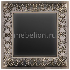 Выключатель перекрестной одноклавишный Antik (Черный матовый) WL08-SW-1G-2W+WL08-SW-1G-C Werkel