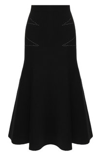 Юбка-миди с контрастной прострочкой Proenza Schouler
