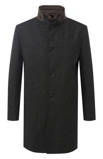 Однобортное пальто из смеси шерсти и кашемира Windsor