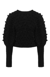 Вязаный пуловер с декоративной отделкой Zimmermann