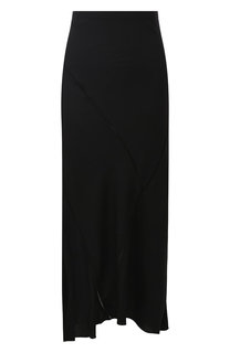 Юбка-миди из смеси шерсти и вискозы Ann Demeulemeester
