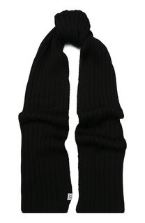 Шерстяной шарф фактурной вязки C.P. Company