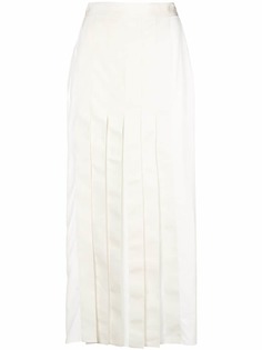 плиссированная расклешенная юбка-миди Ports 1961