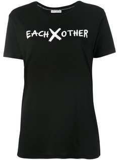 футболка с принтом логотипа Each X Other