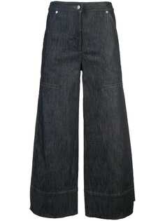 джинсовые брюки-кюлоты свободного кроя Yigal Azrouel