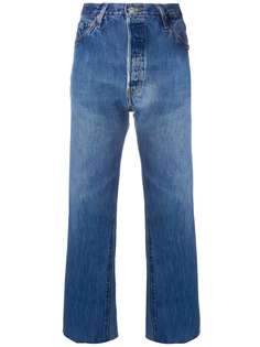 джинсы с завышенной талией с выцветшим эффектом Re/Done