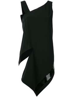 асимметричный топ с запахом и драпировкой Neil Barrett