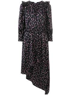 асимметричное платье с цветочным принтом Magda Butrym