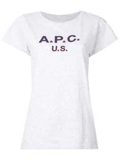футболка с логотипом A.P.C.