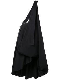 юбка асимметричного кроя с бретелькой на одно плечо Balossa White Shirt