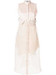 платье рубашка многослойное Balossa White Shirt