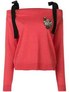 декорированный джемпер Rochas