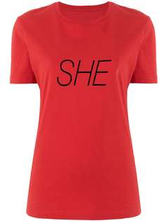 футболка с принтом 'She' Paco Rabanne