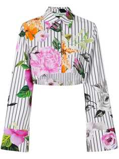 укороченная блузка с цветочным принтом Off-White