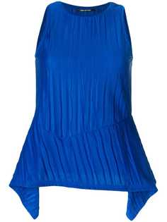 фактурный топ с асимметричным подолом Neil Barrett