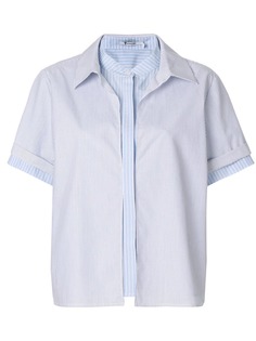 блузка с полосатыми рисунками T By Alexander Wang