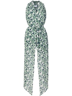 блузка с цветочным принтом с вырезом-петлей халтер Christian Wijnants