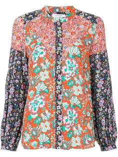 блузка с рукавами-реглан и воротником-"мандарин" Frame Denim