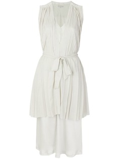 платье с драпировкой и поясом Pas De  Calais