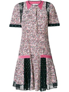 плиссированное платье 'X Keith Haring' Coach