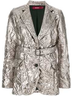 текстурный пиджак с поясом на талии Sies Marjan