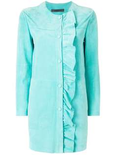 пальто со сборкой Simonetta Ravizza