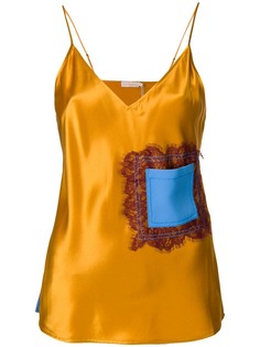 топ 'Claire' с контрастной заплаткой Tory Burch