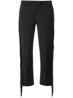 брюки с контрастной отделкой и бахромой Ck Calvin Klein