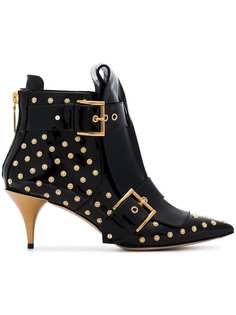 ботильоны с двумя ремешками с пряжками Alexander McQueen
