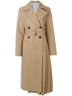 тренч с плиссировкой Jil Sander