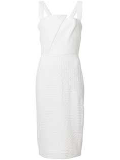 фактурное платье миди Roland Mouret