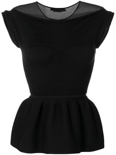 топ с баской Alexander Wang