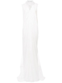 вечернее платье с верхним слоем из тюля Rick Owens