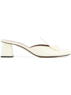 мюли с квадратным носком на наборном каблуке Rayne