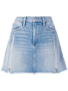 джинсовая юбка А-образного силуэта Frame Denim