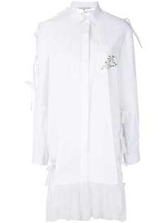 свободная рубашка с вышивкой Marco De Vincenzo