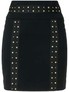 мини-юбка с заклепками Pierre Balmain