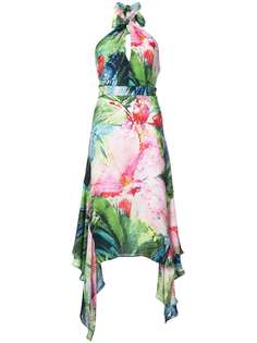 платье халтер с пальмовым принтом 'Sunset' Josie Natori