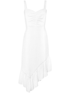 плиссированное асимметричное платье с подолом Josie Natori