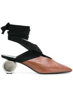 мюли на цилиндрическом каблуке JW Anderson