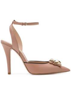 туфли с заостренным носом с декоративной бляшкой Red Valentino
