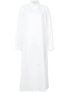 длинное платье-рубашка Yohji Yamamoto